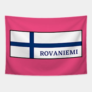 Rovaniemi City in Finnish Flag Tapestry