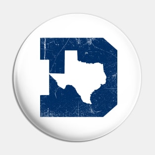 Dallas Texas D - White Pin