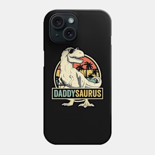 Daddy Saurus T Rex Dinosaur Men Daddysaurus Family Matching Phone Case