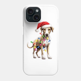 Christmas Whippet Phone Case