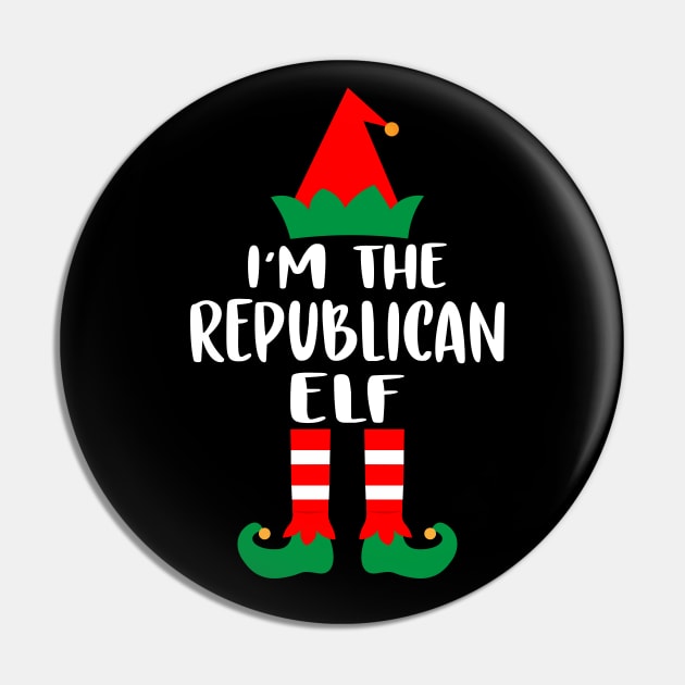 I'm The Republican Elf Family Matching Group Christmas Costume Pajama Funny Gift Pin by norhan2000