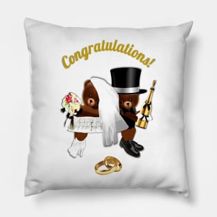 Wedding Congratulations Pillow