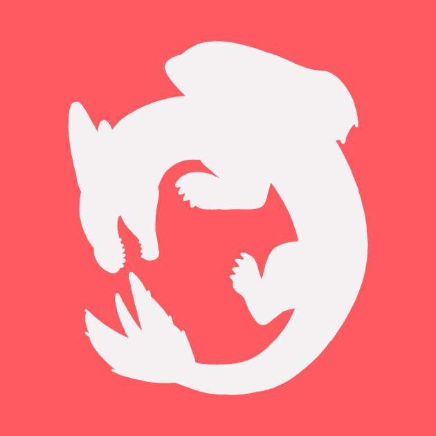 How to Train Your Dragon Lightfury Dragon Logo by panther-star