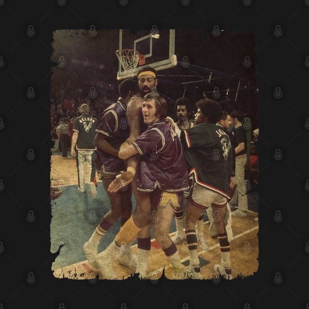 Pat Riley and Wilt on The Lakers Team by Wendyshopart