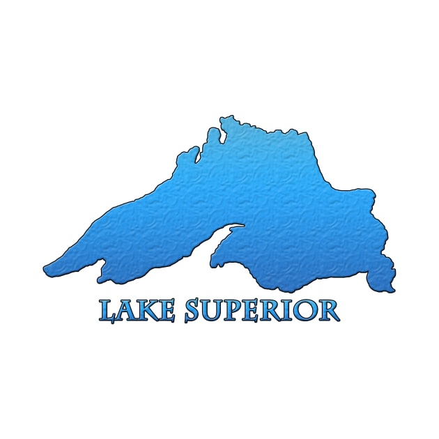 Great Lakes Lake Superior Outline by gorff