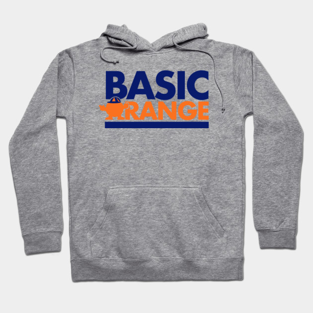 basic orange hoodie