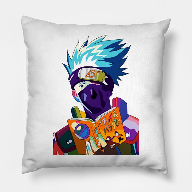 Hatake Kakashi Pop Art Pillow by CANDD ART