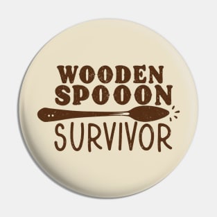 wooden spoon survivor Pin