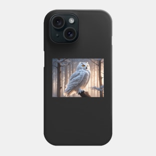 Snow Owl Phone Case