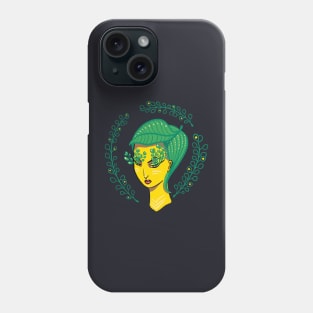 Hello Spring Green Witch Mother Nature Phone Case