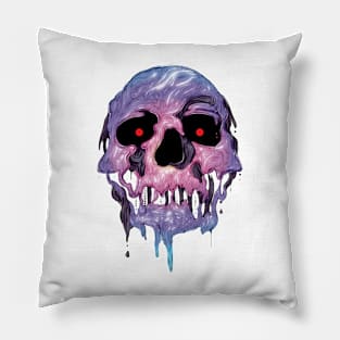 skull , skulls , dead , death , bones , skeleton , engraving , woodcut ,macabre , floral , graveyard,horror Pillow