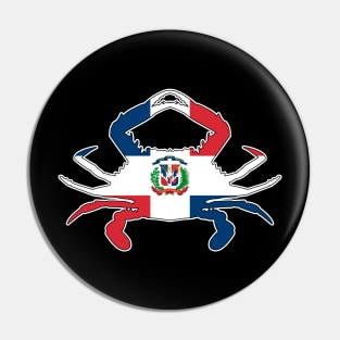 Dominican Republic Crab Pin