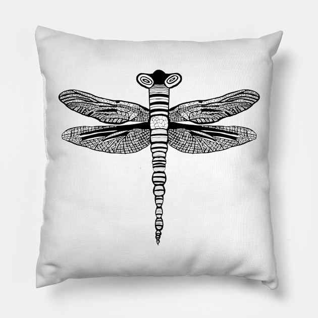 Dragonfly Pillow by msmart