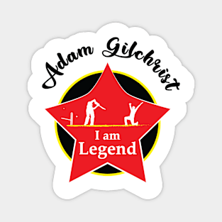 Adam Gilchrist - I am Legend T-shirt Magnet