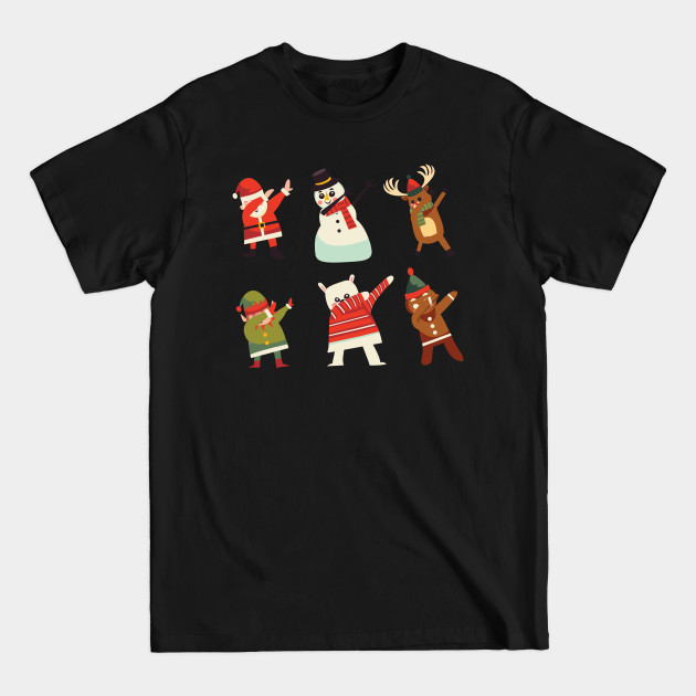 Discover Dabbing Christmas Santa Friends Dab - Dabbing Christmas Santa Friends Dab Tsh - T-Shirt