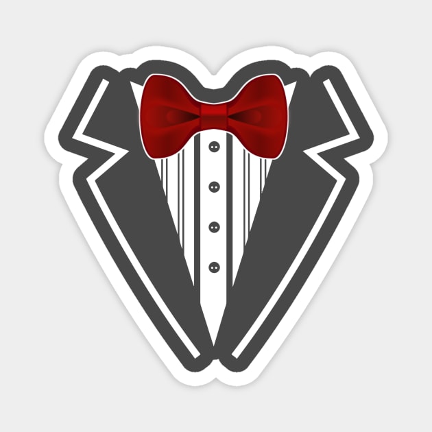 TUXEDO Magnet by Mary shaw