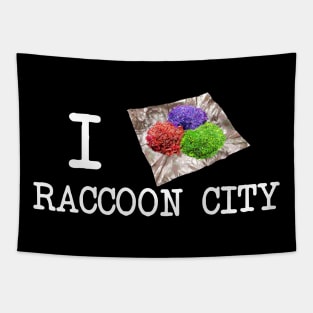 I Love Raccoon City Tapestry