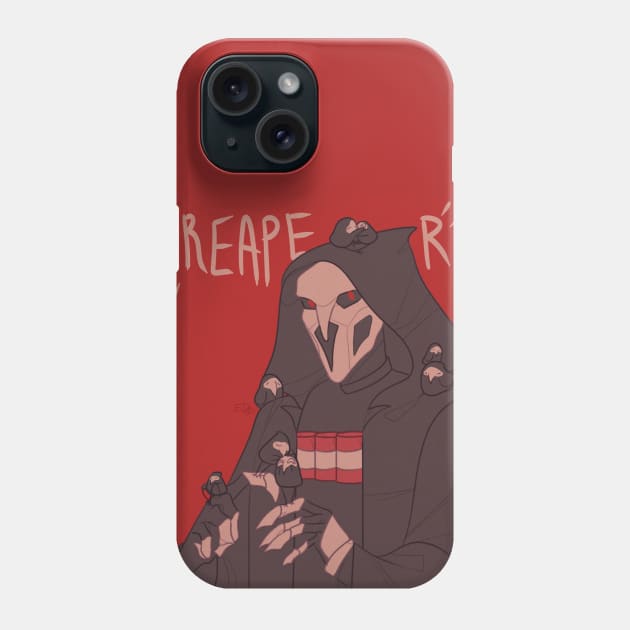 reaper overwatch Phone Case by LaSark