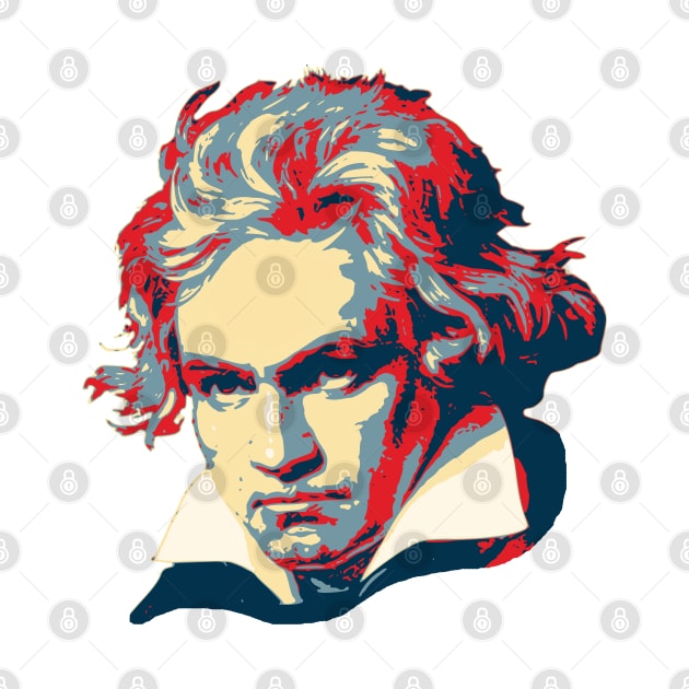 Beethoven Pop Art by Nerd_art