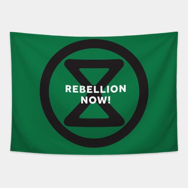 Rebellion Now! Tapestry by RussellTateDotCom