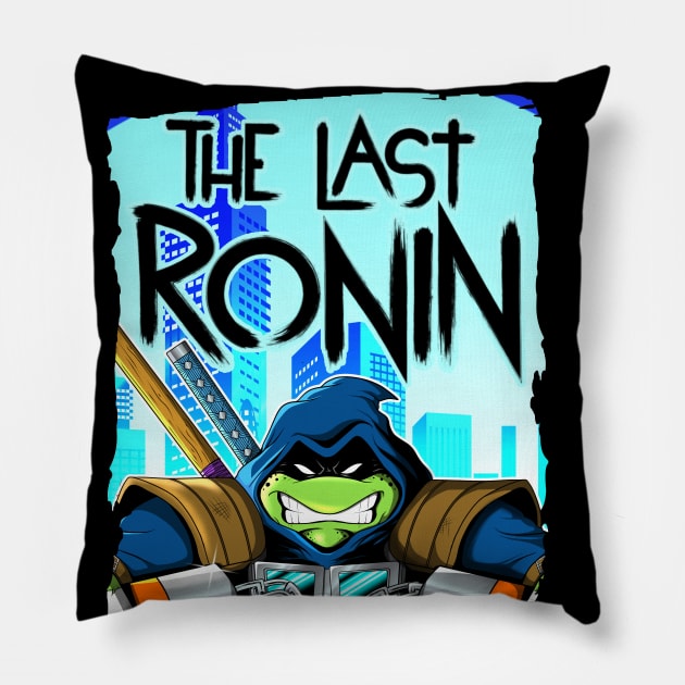 The Last Ronin revenge 2 Pillow by nicitadesigns