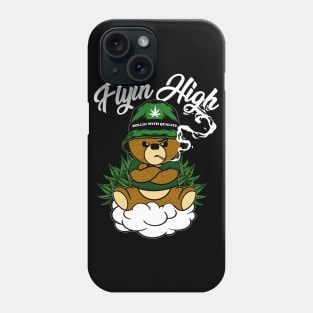 flying high teddy bear Phone Case