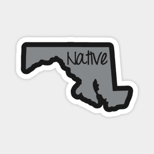 Maryland Native Pride MD Magnet