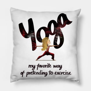 Favorite Pretend Exercise Pillow