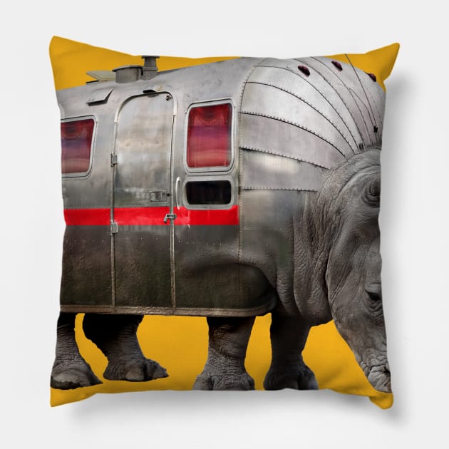 Rhino Van Pillow by aligulec