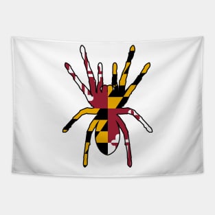 Tarantula Maryland Flag Tapestry