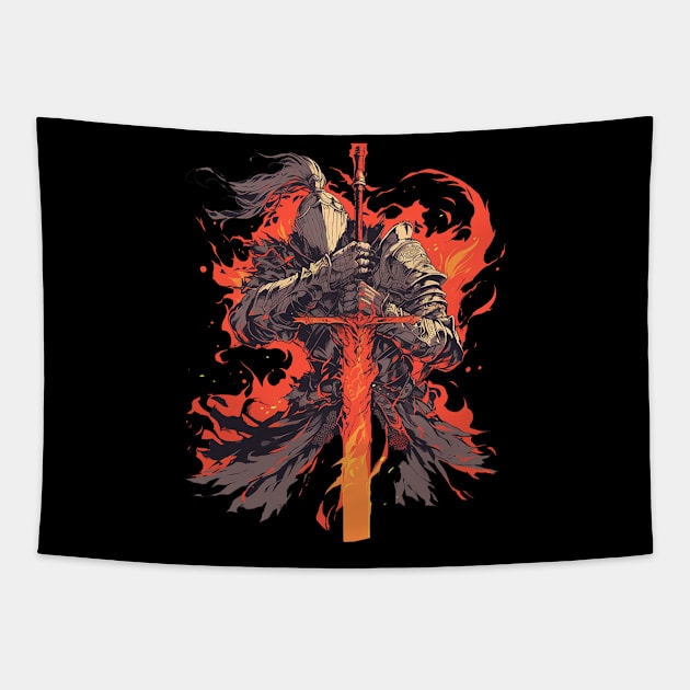 dark soul Tapestry by peterdoraki