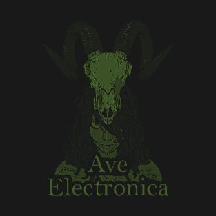 ASCii Savage Girl - Ave Electronica (Green) T-Shirt