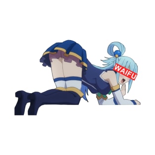 Aqua KonoSuba Booty (Anime) T-Shirt