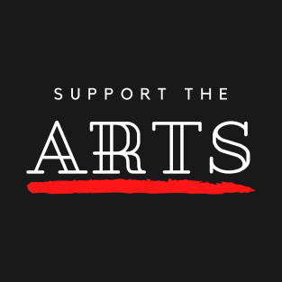 Save The Art Support The Arts Modern Design T-Shirt