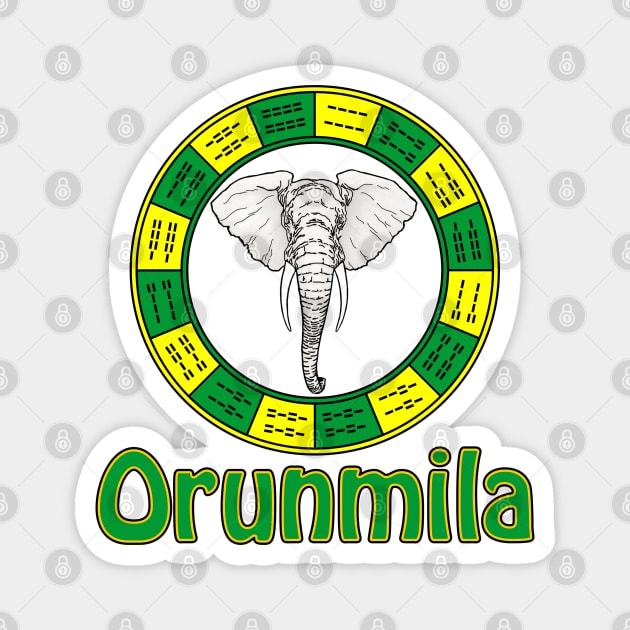 Orunmila - Ifá Magnet by Korvus78