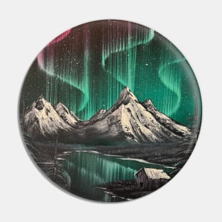 Christmas Northern Lights Pin