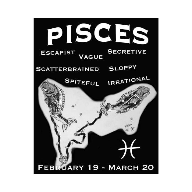 Pisces Negative Traits by Pheona and Jozer Designs