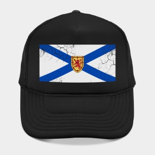 Nova Scotia Flag Canada Vintage Fade Hat