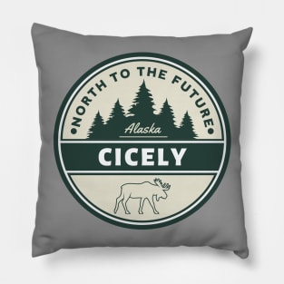 Northern Exposure Cicely Alaska Moose Fleischman Pillow