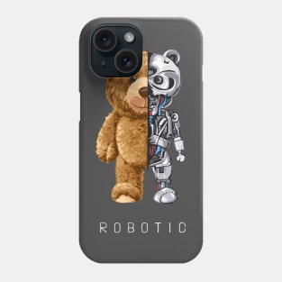 The bear design "Robotic" Phone Case