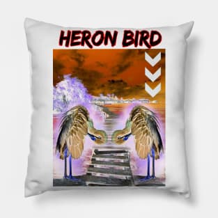 HERON BIRD Pillow