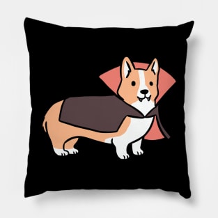 Cute halloween vampire corgi Pillow