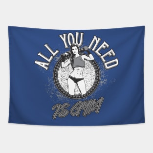 All You Need Is Gym - Women's Design Tapestry