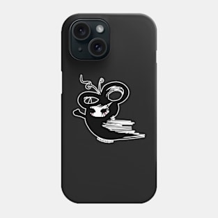 whimsical devil monster illustration Phone Case