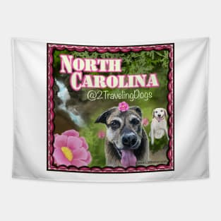 2 Traveling Dogs - North Carolina Tapestry