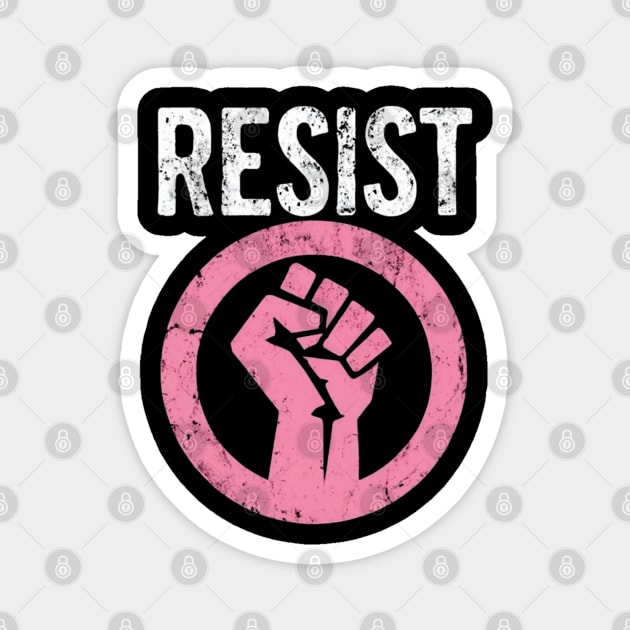 Resist Fist - Be Part of the Resistance - Anti Trump Magnet by Creatifly Graphic Tees