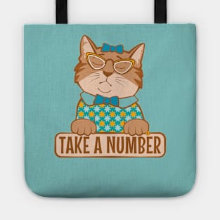 Take a Number Cat Tote