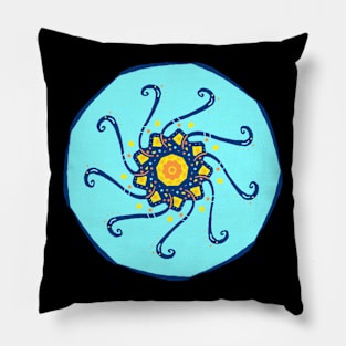 Spiral Flower Pillow