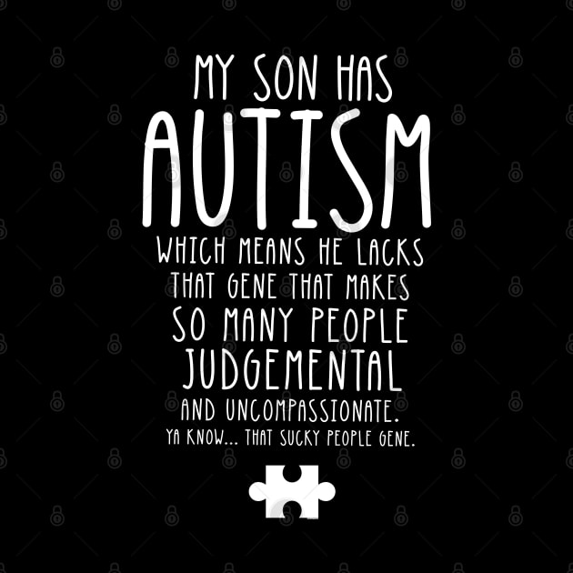 Autistic Son Parents For Autism Awareness Month by jomadado