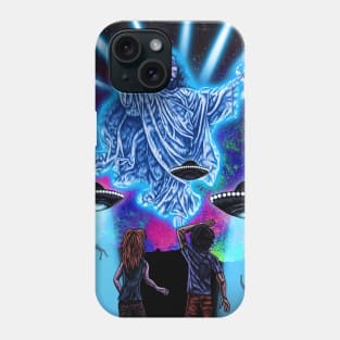 BLUE JESUS Phone Case